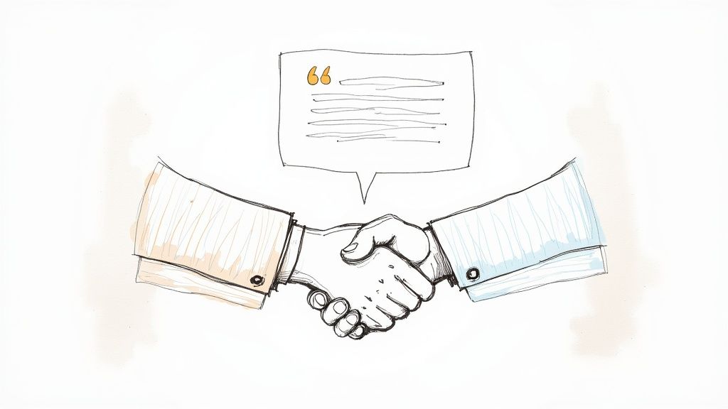 Testimonials build trust and credibility