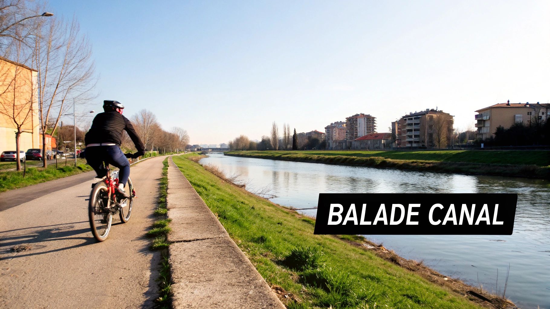 Paris Canal de l'Ourcq Bike Route