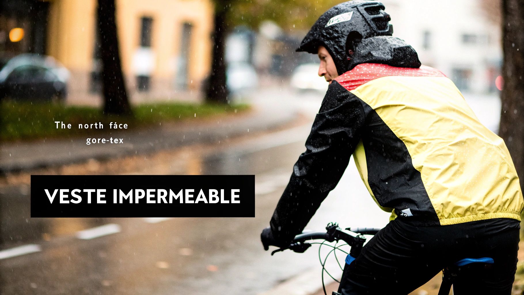 Veste imperméable pour cycliste