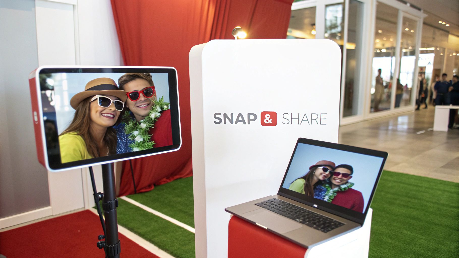 Virtual Photo Booths and Social Media Integration