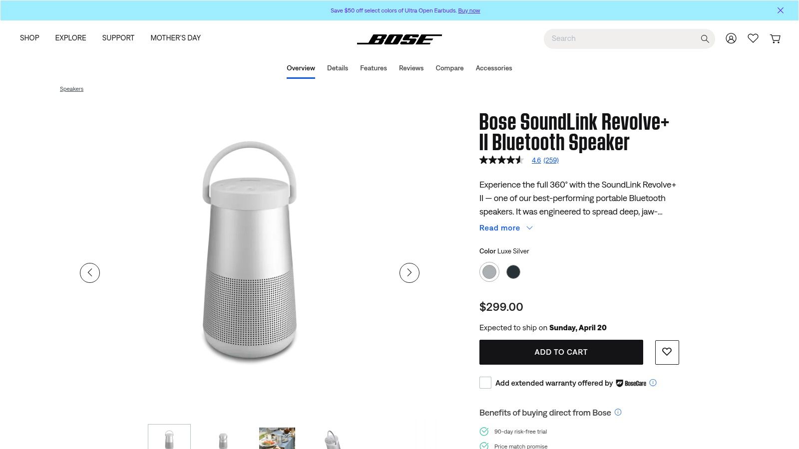 Bose SoundLink Revolve+ II