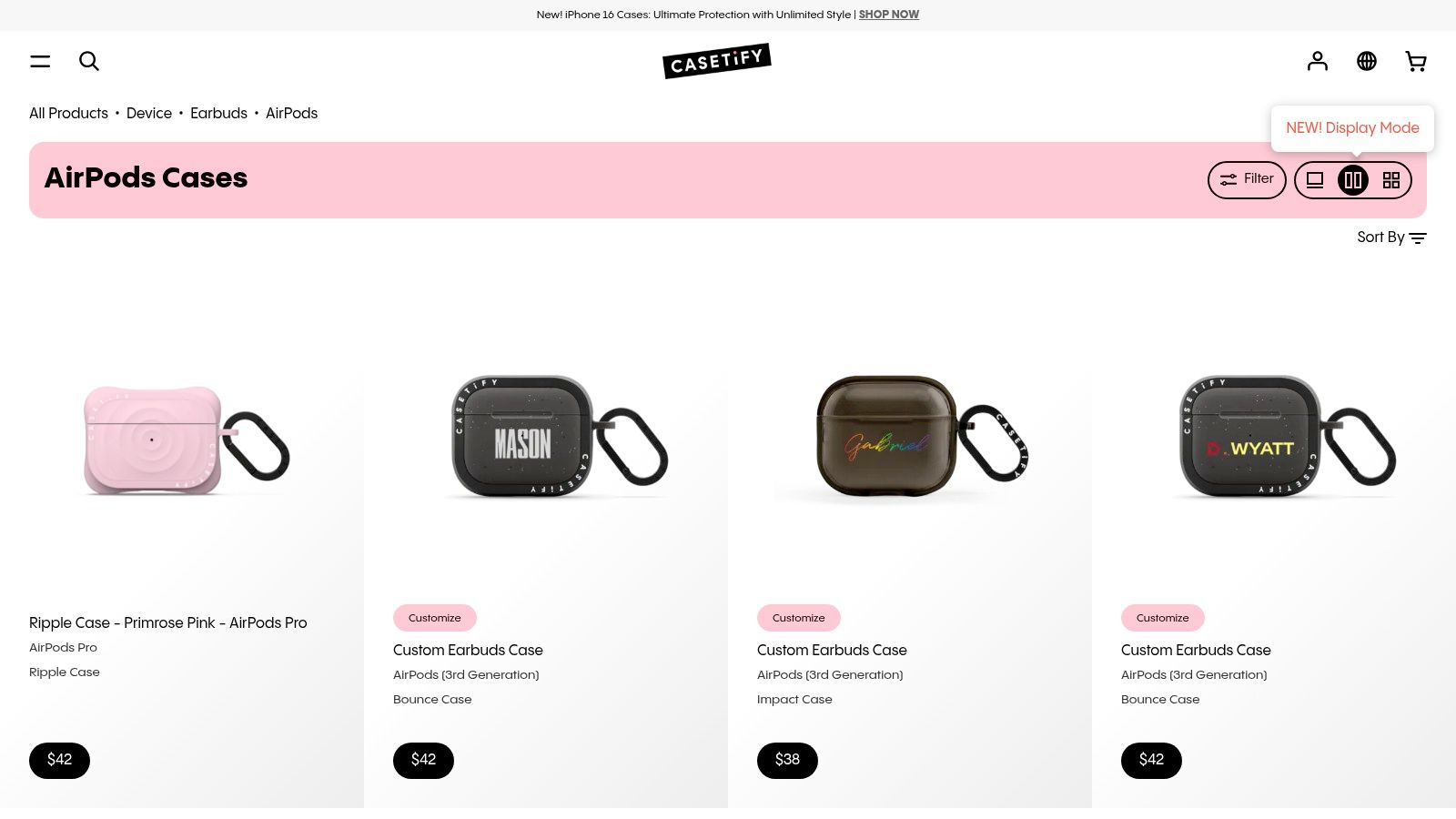 Casetify Custom AirPods Cases