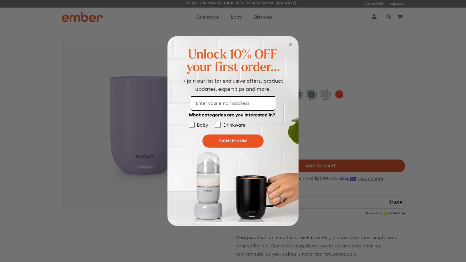Ember Temperature Control Smart Mug