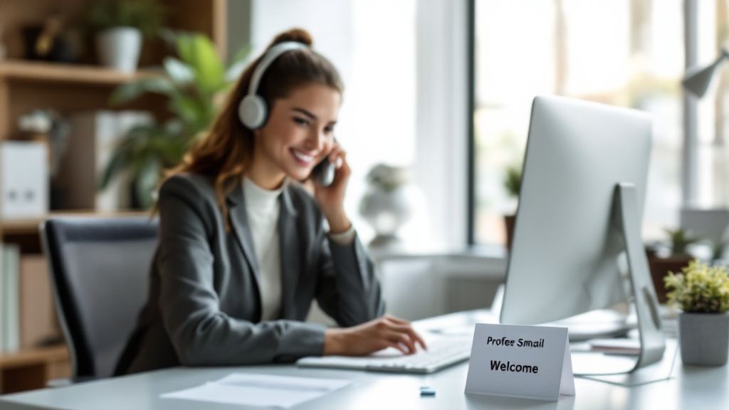 Personalized Professional Greeting