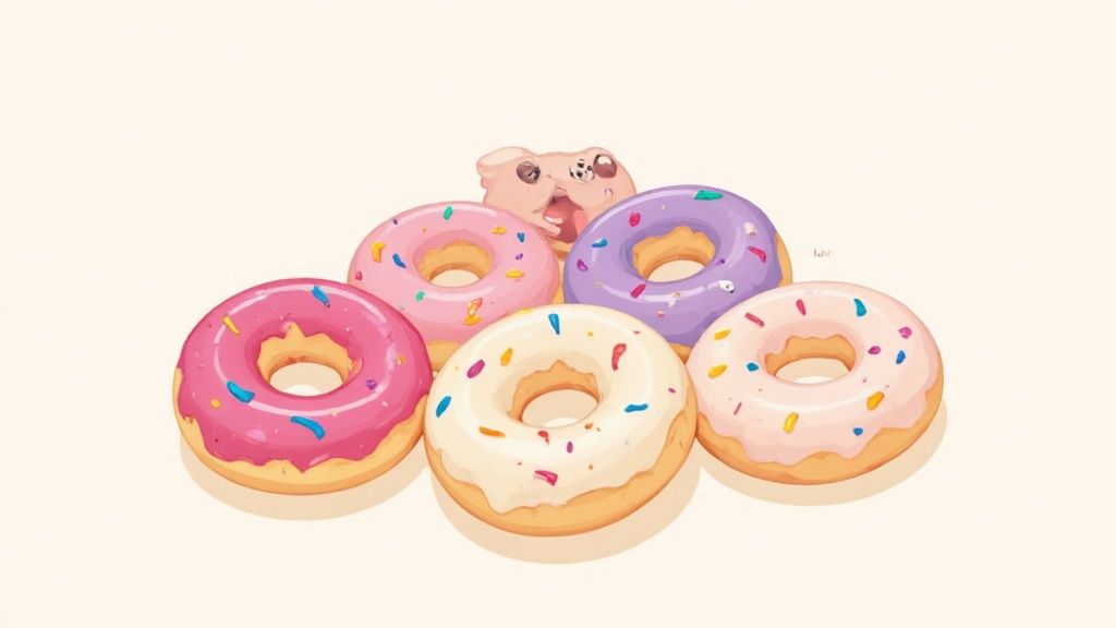 Cuisson des donuts
