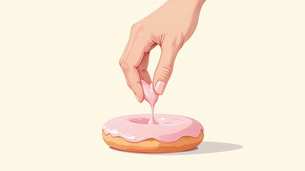 Variations gourmandes de glaçage pour donuts