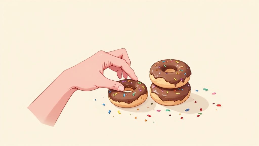 Glaçage de donuts