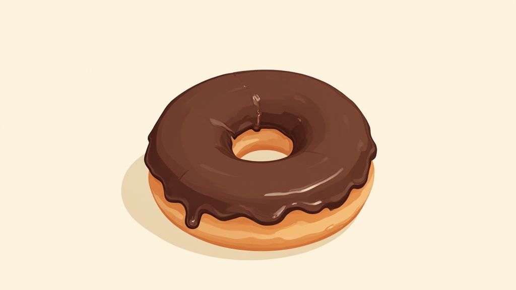 Krispy Kreme Chocolate Iced Glazed Donut