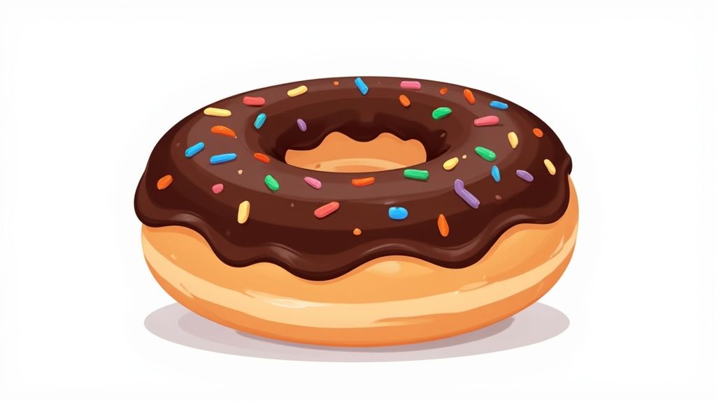 Chocolate Frosted Donut