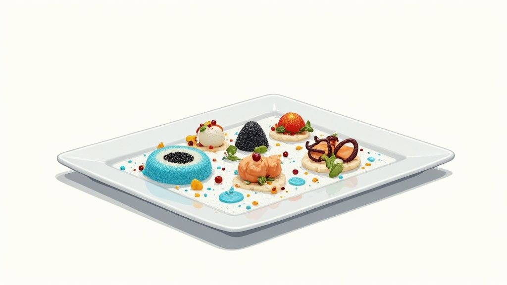Molecular Gastronomy Seafood Platter