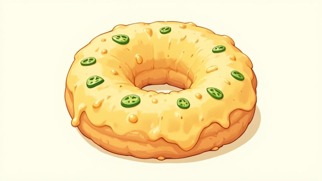 Puff Pastry Cheese Donuts