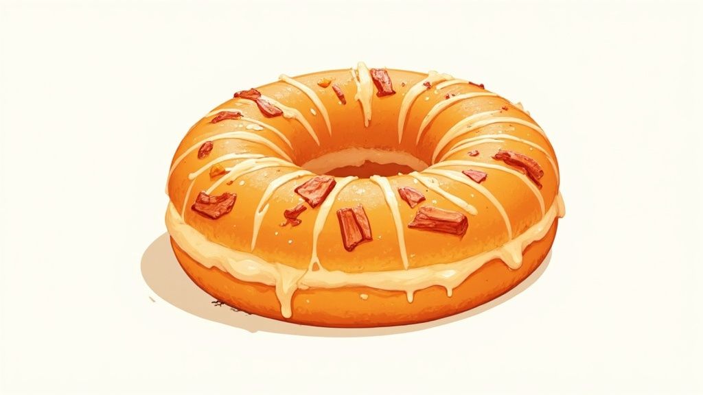 Bacon Cheddar Donuts