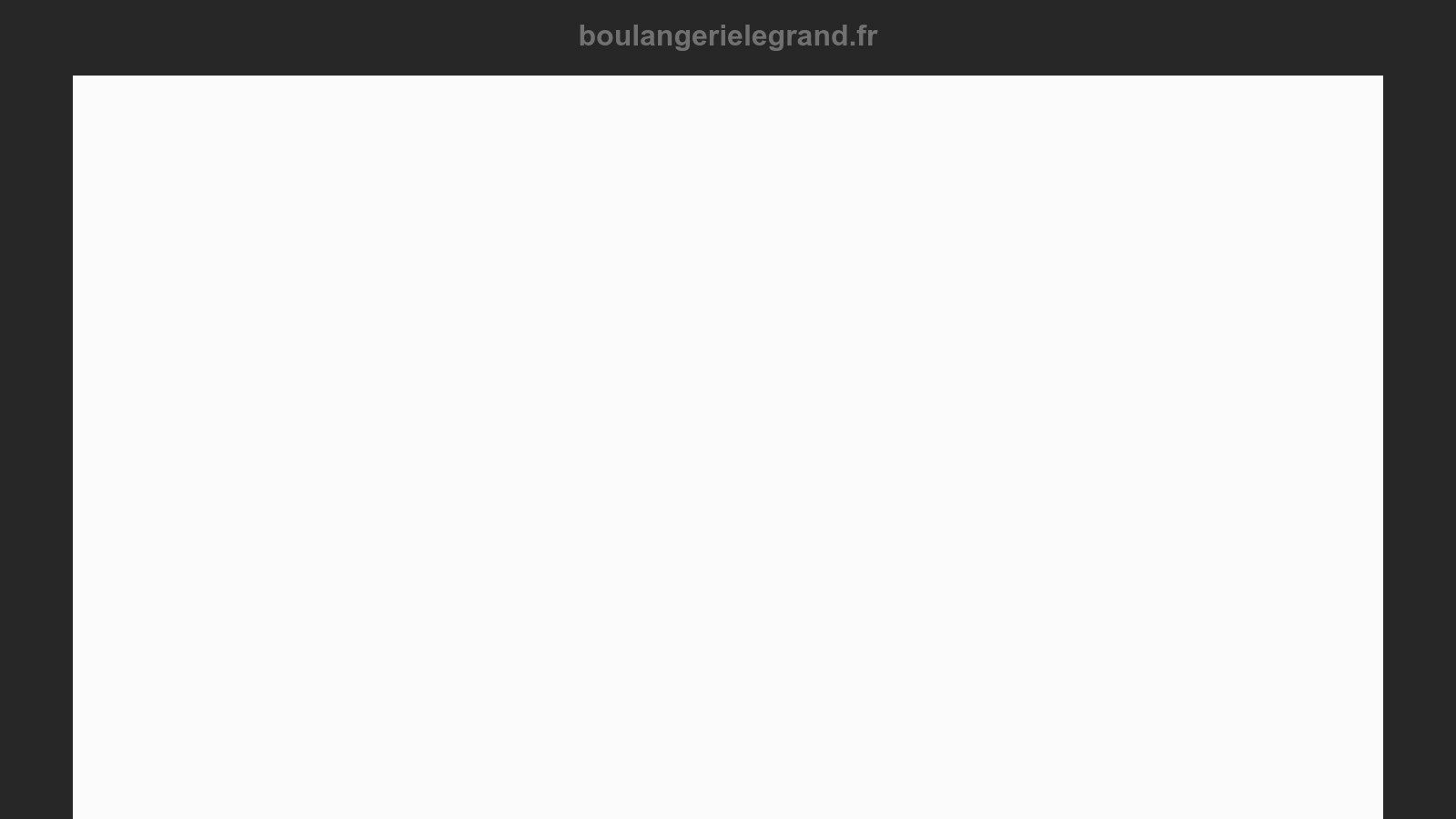 Boulangerie Legrand