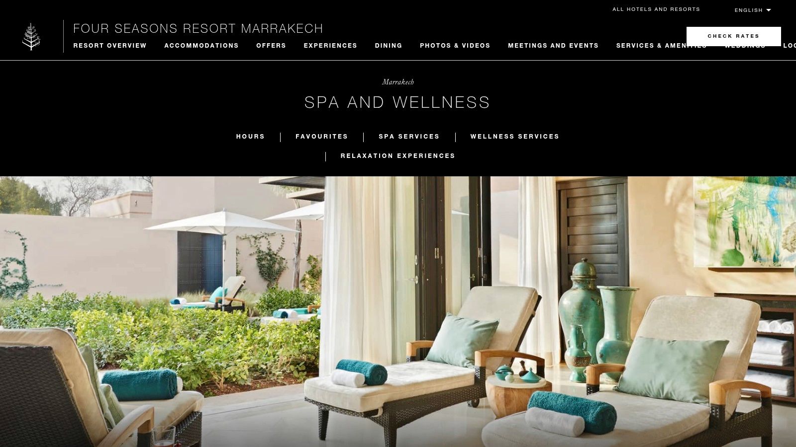 The Spa at Four Seasons Resort Marrakech