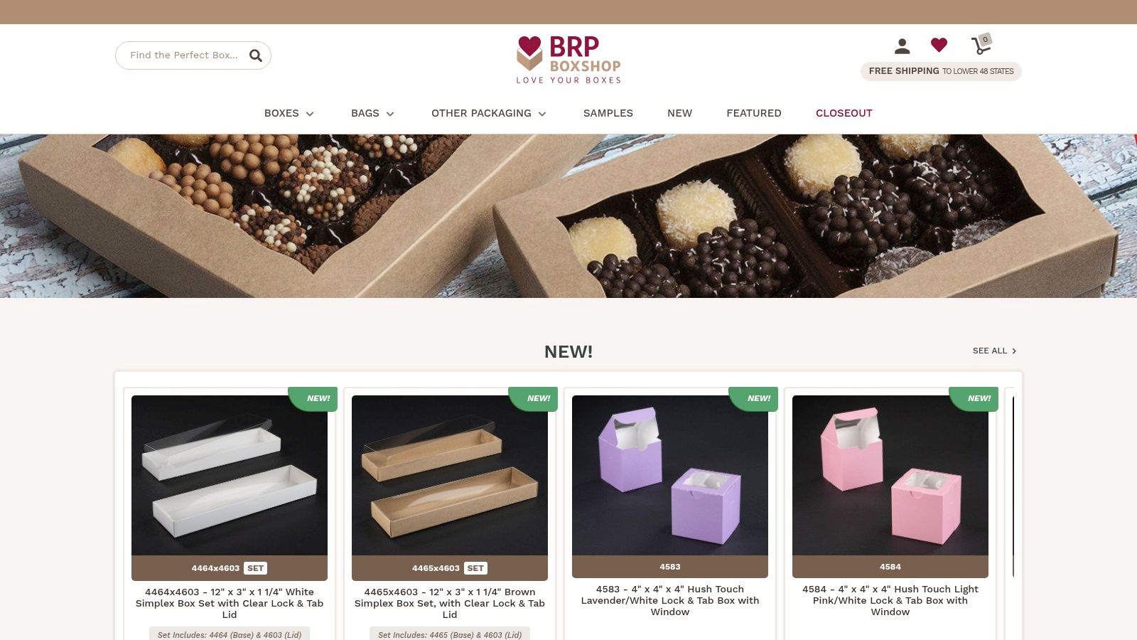 BRP Box Shop Kraft Donut Boxes