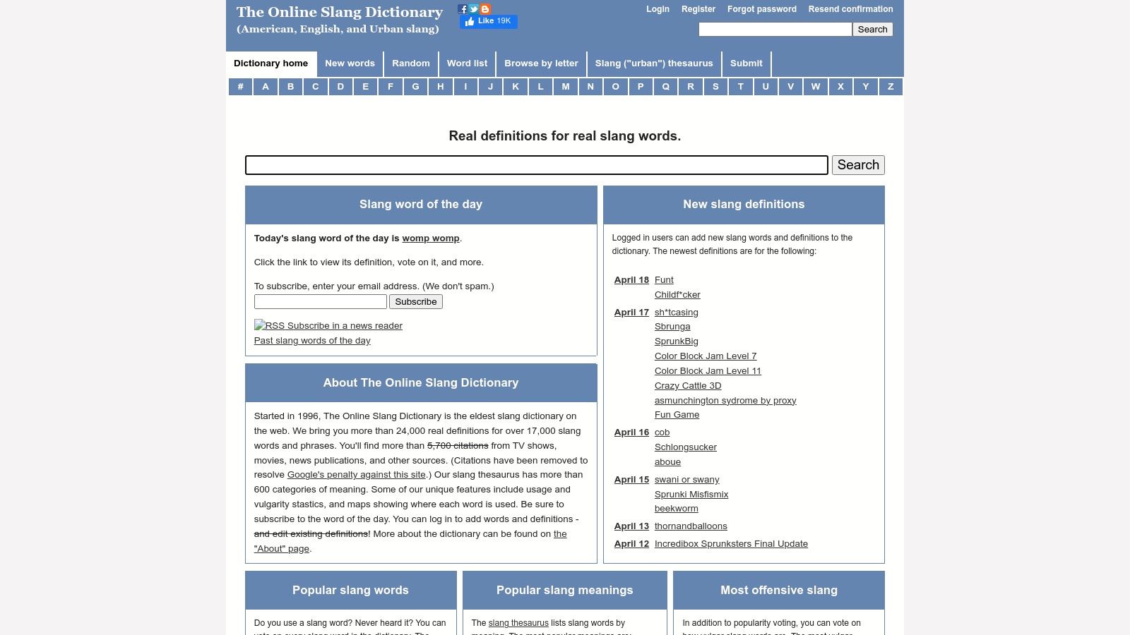 The Online Slang Dictionary