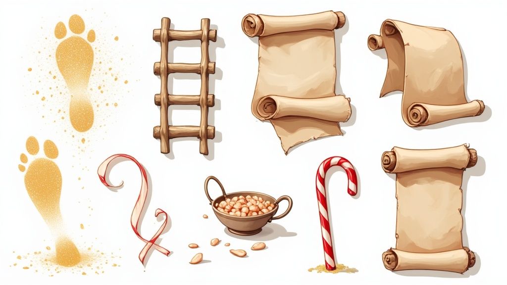 Props and Materials for Elf Arrival