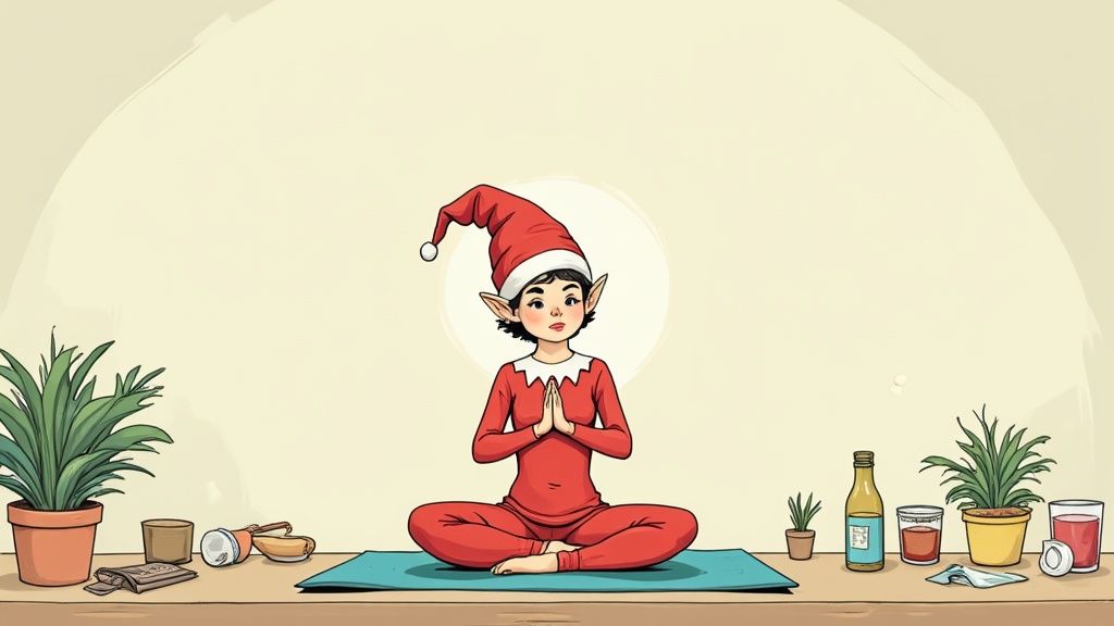 Elf on the Shelf Party Scene