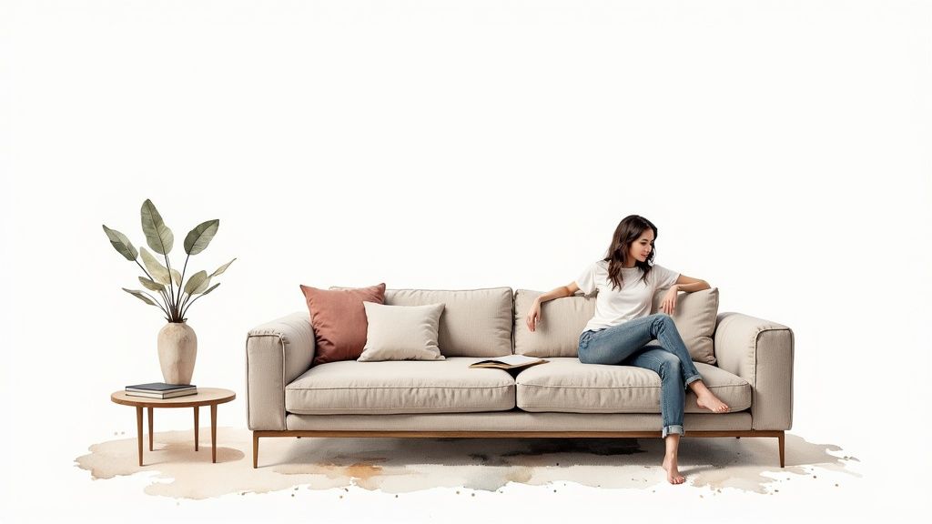 Przykład home stagingu