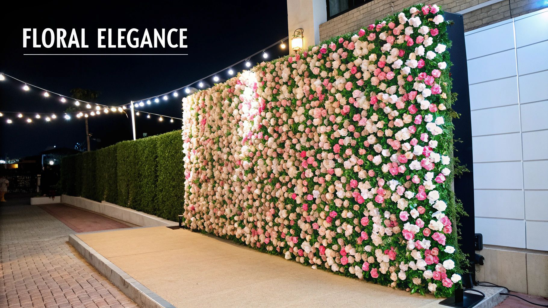 Floral Wall Backdrop