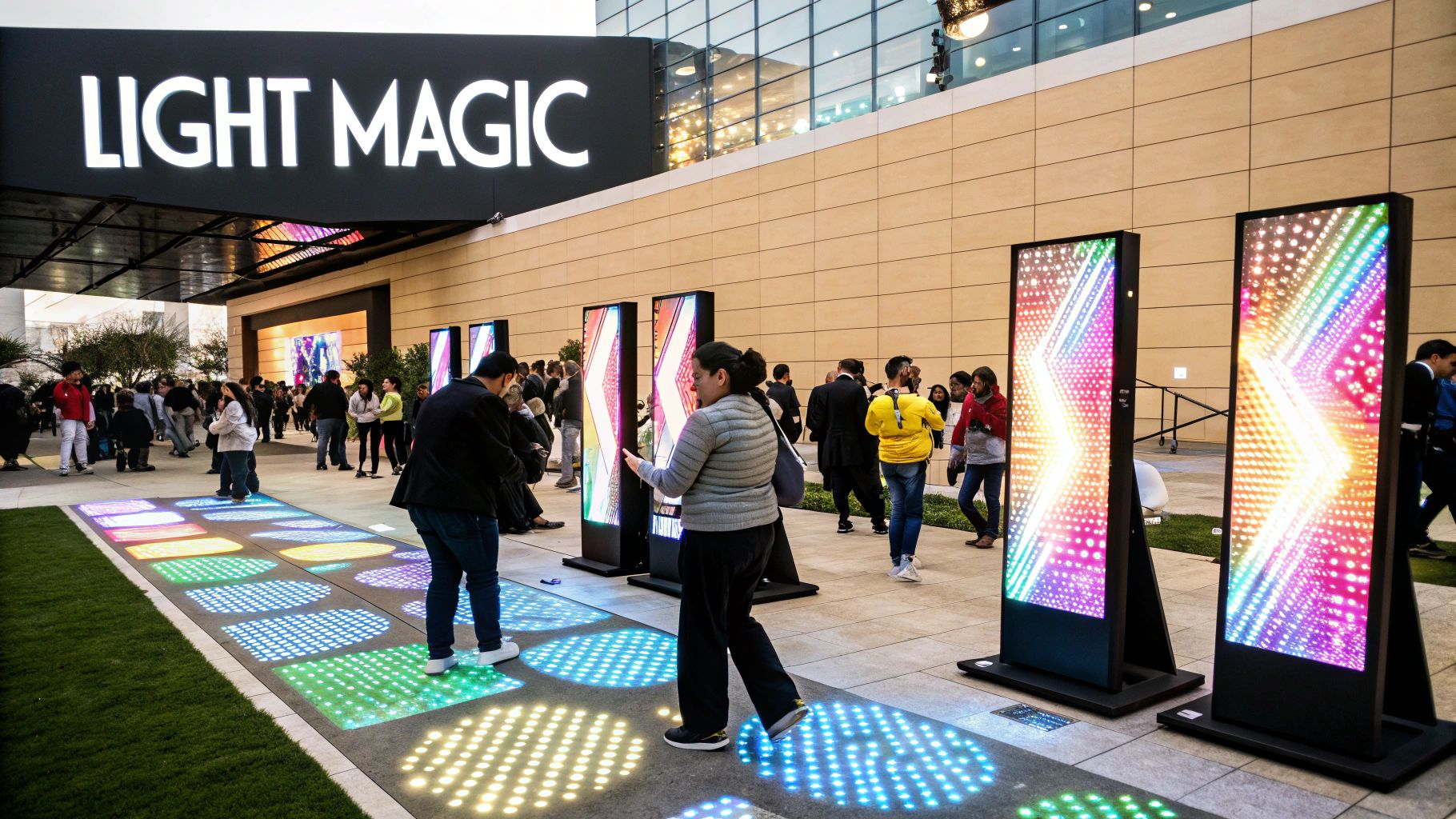 Interactive LED Light Installations