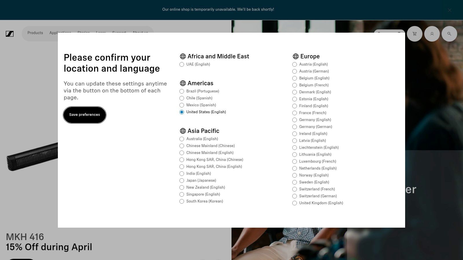 Sennheiser EW 112P G4 Wireless Lavalier Microphone System