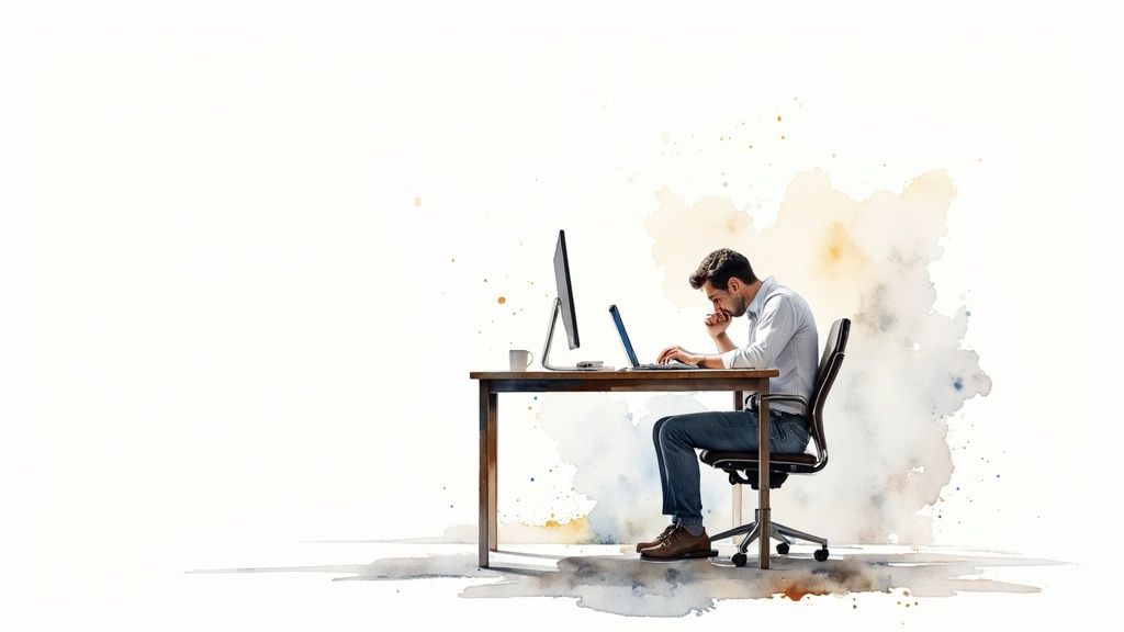 Stress im Büro