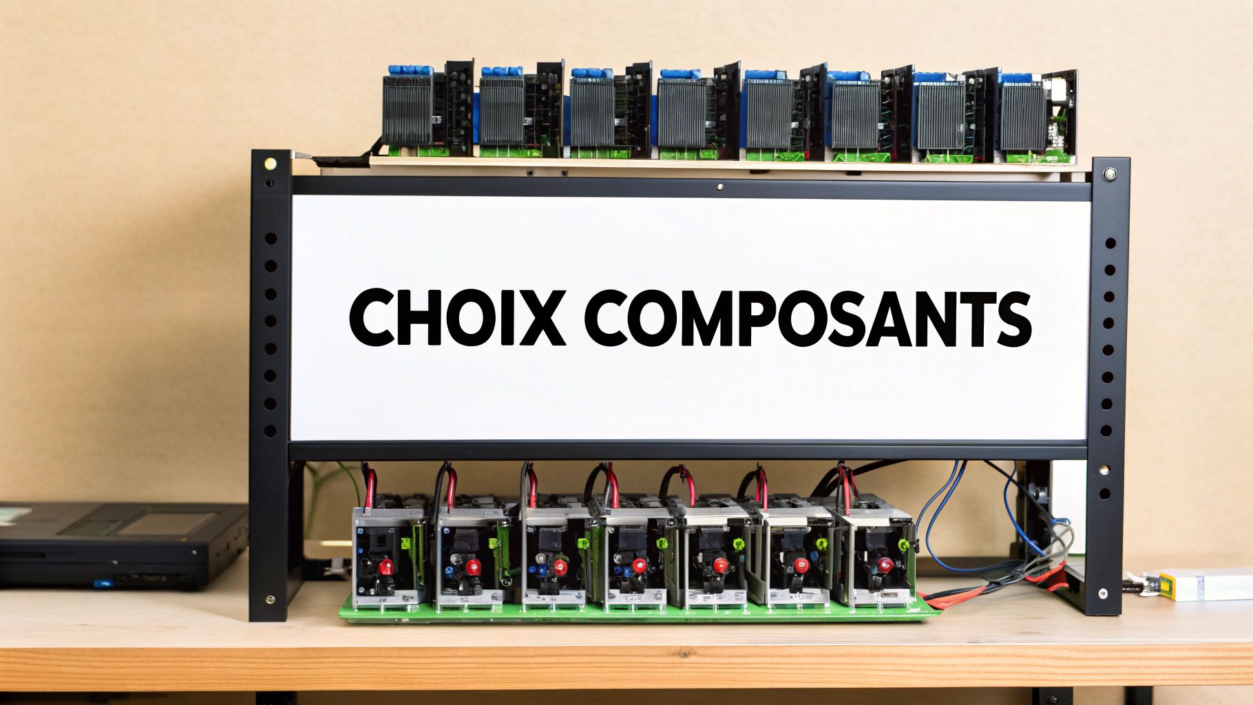 Composants rig minage
