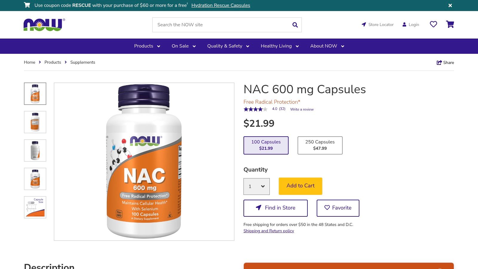 N-Acetyl Cysteine (NAC)