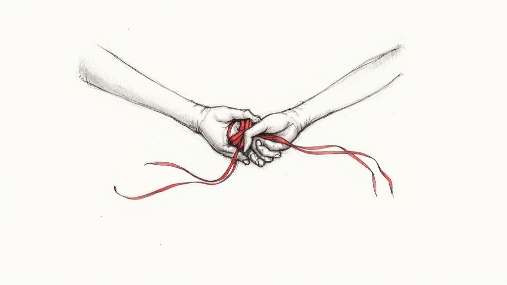 Le handfasting (lier les mains)