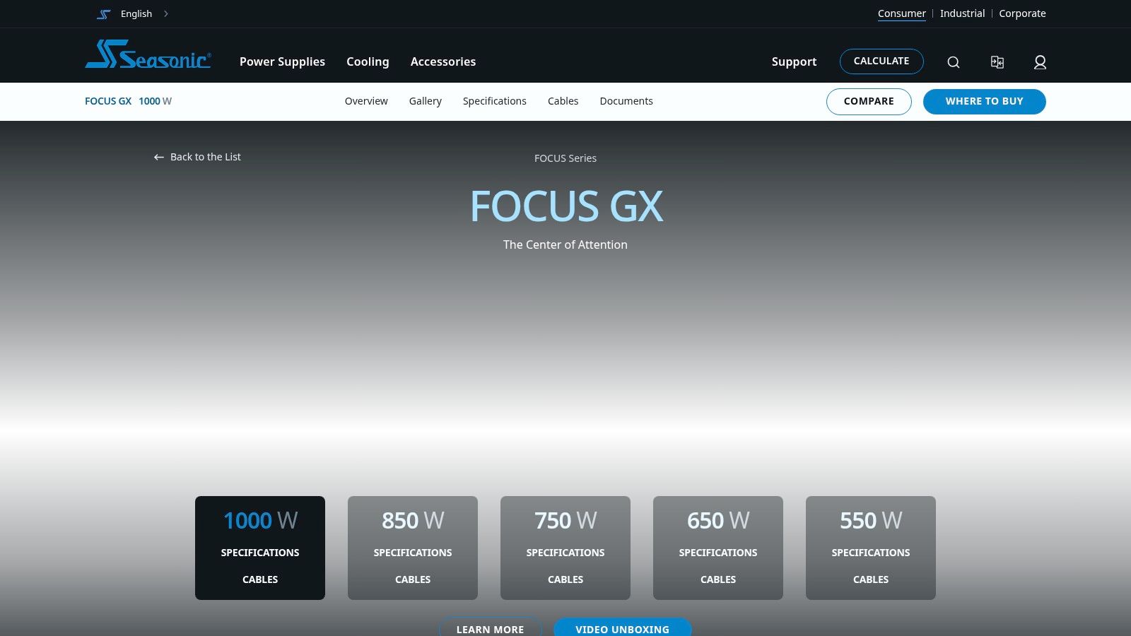 Seasonic FOCUS GX-750