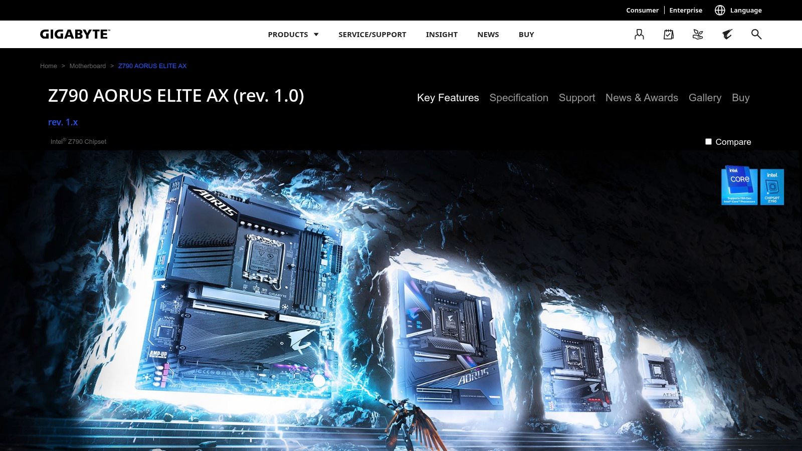 Gigabyte Z790 AORUS Elite AX