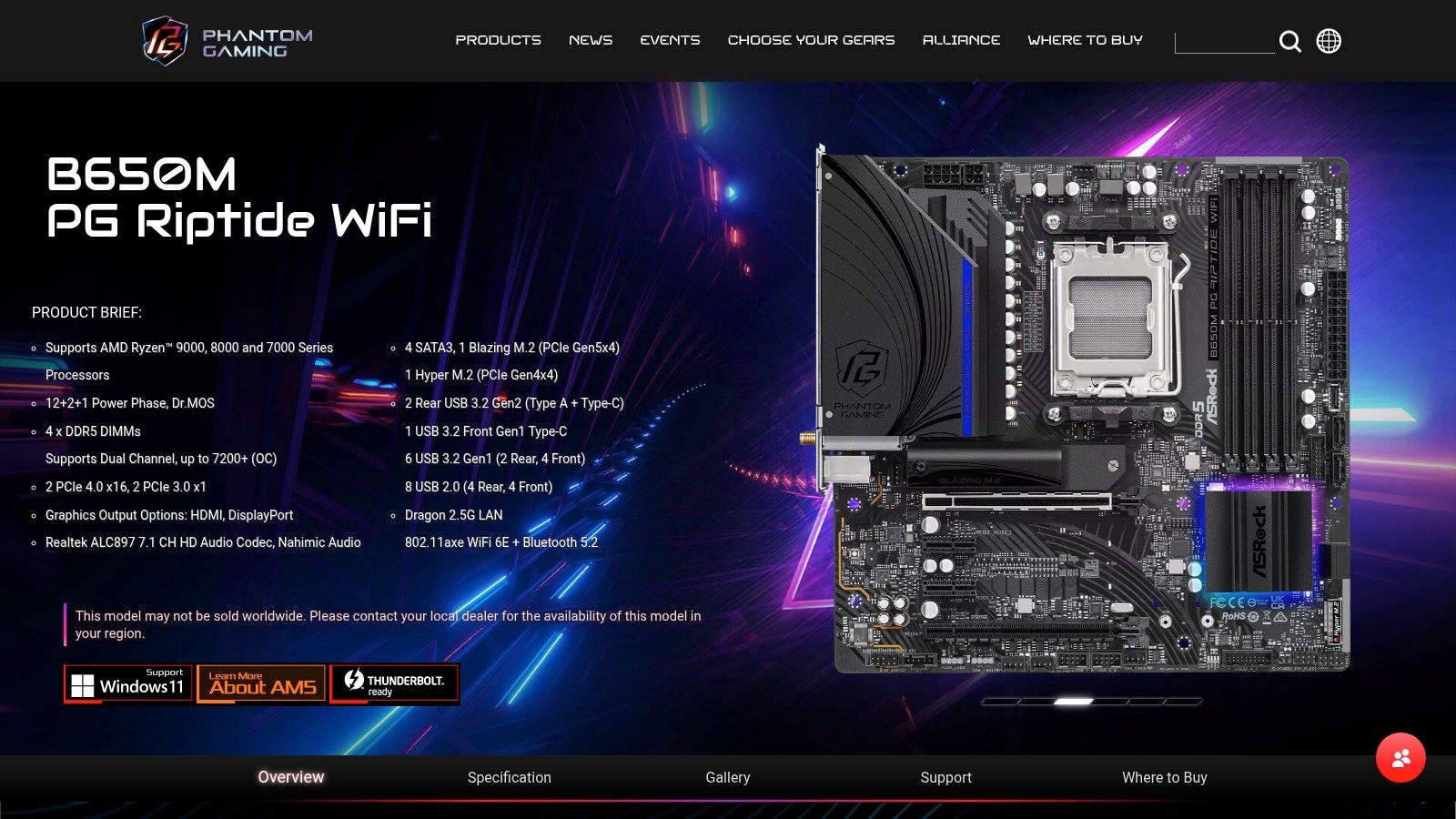 ASRock B650M PG Riptide WiFi