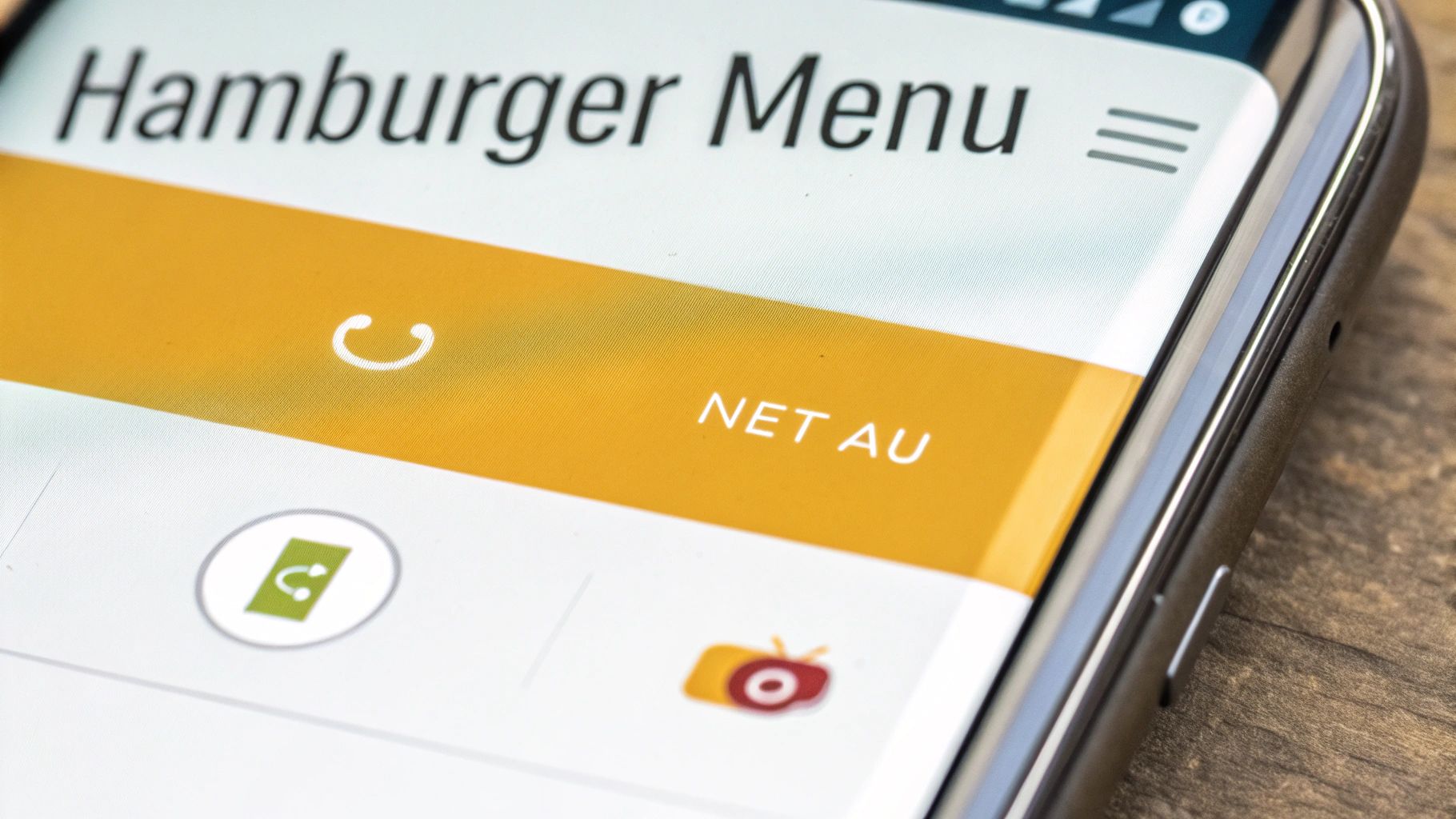 Hamburger Menu