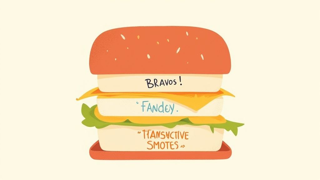 Pratique du feedback en sandwich