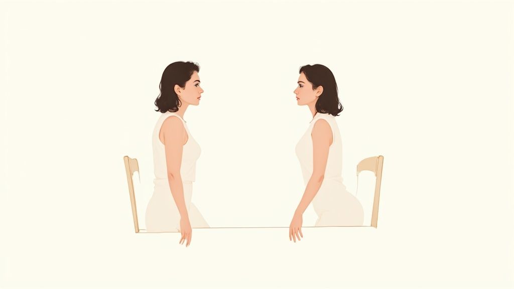 Exercice du miroir