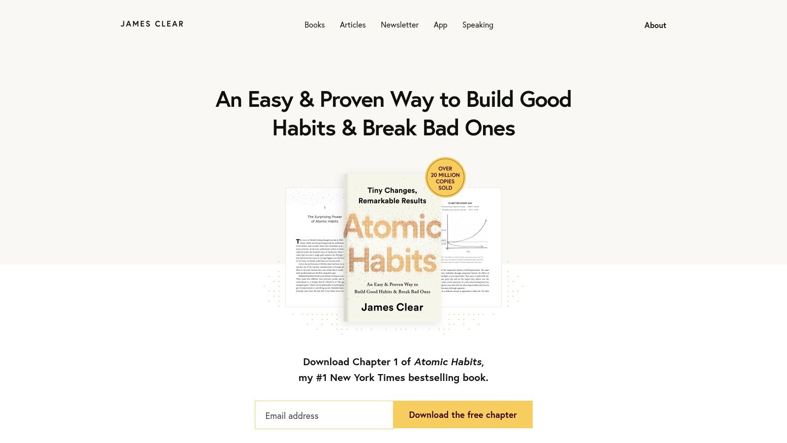 Atomique Habits par James Clear