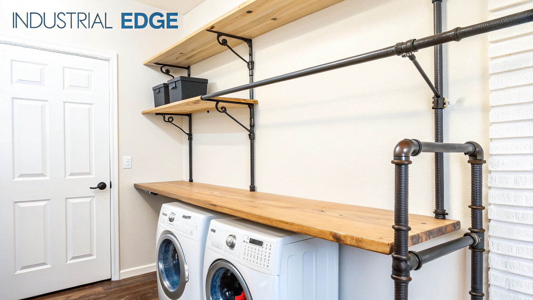 Industrial Pipe Shelving