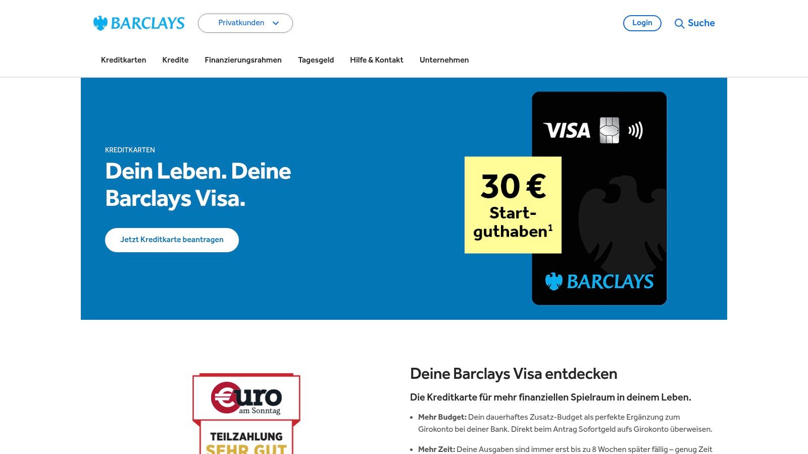 Barclays Visa