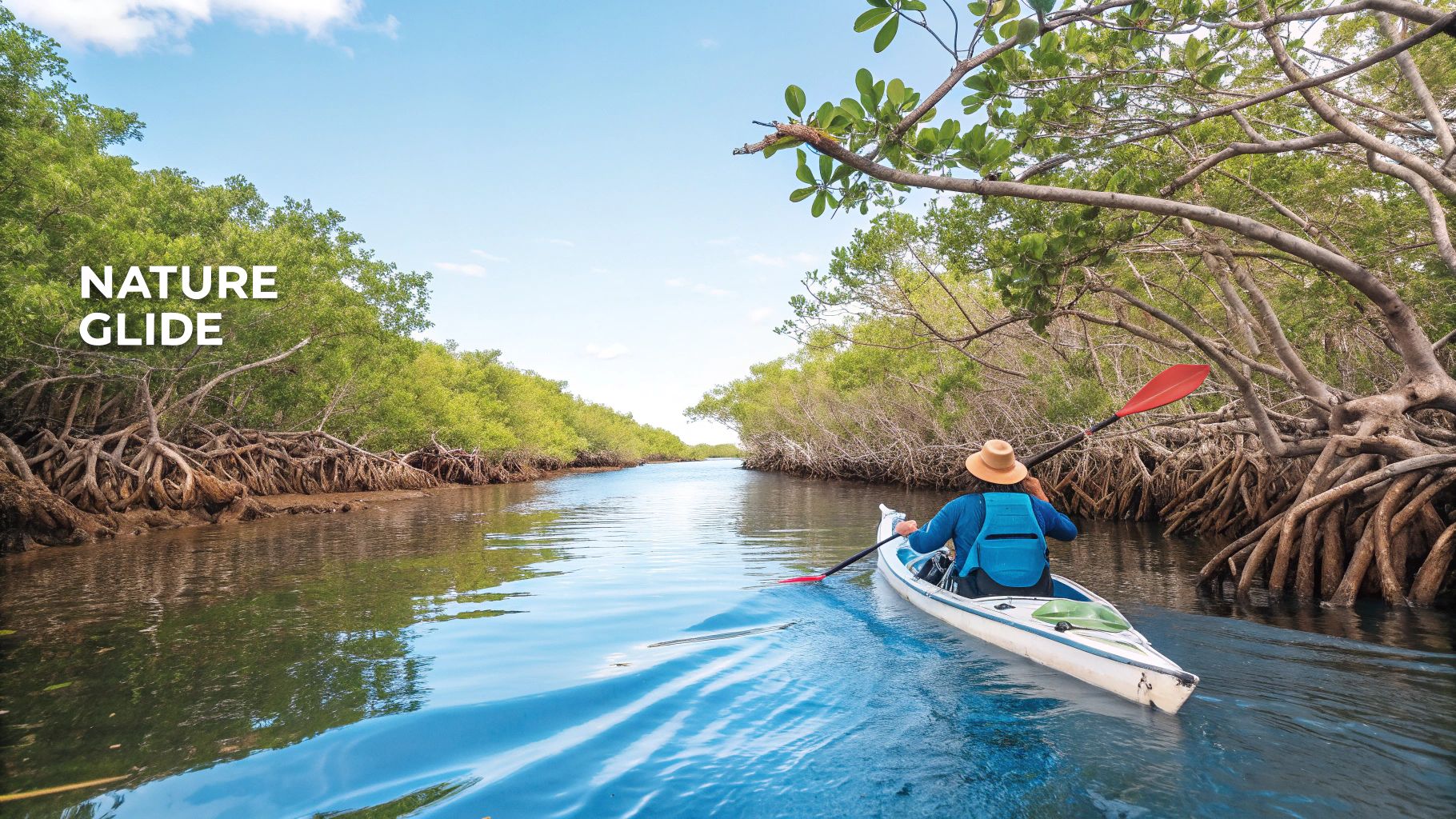 Kayaking Through Mangrove Tunnels