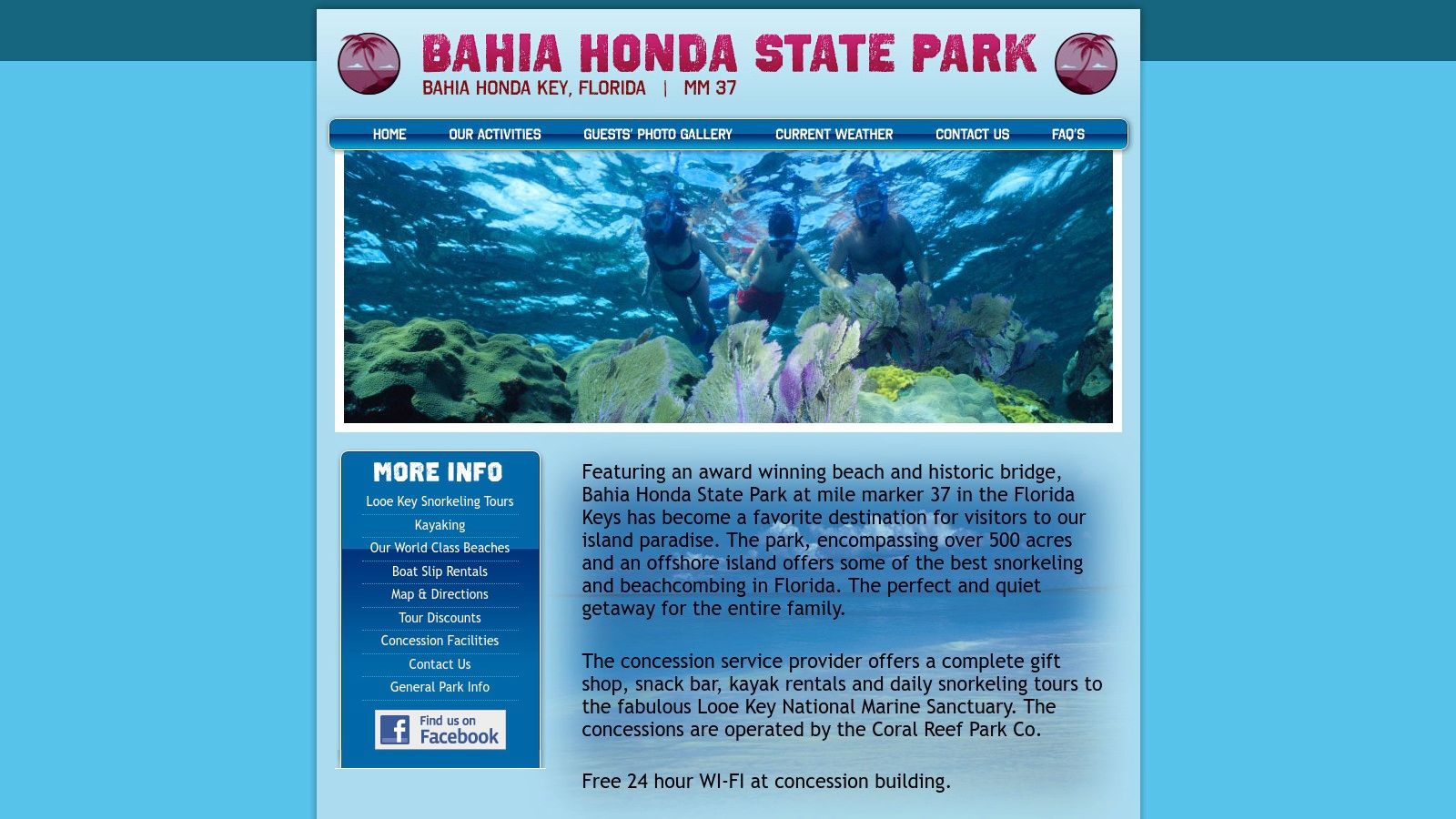 Bahia Honda State Park Snorkeling Tours