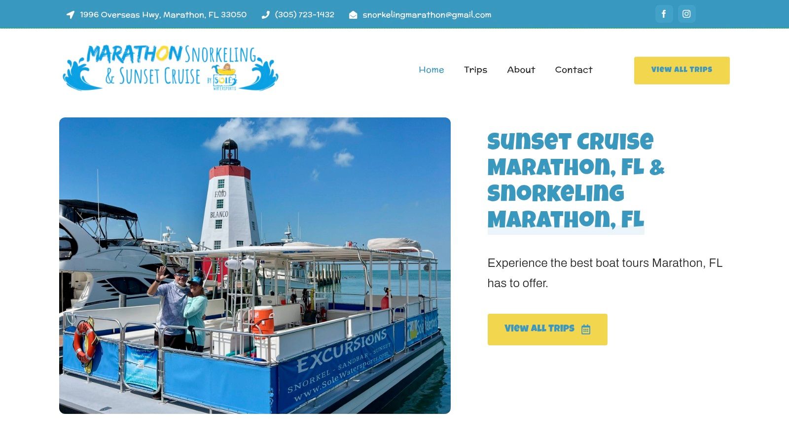 Marathon Snorkeling And Sunset Cruise