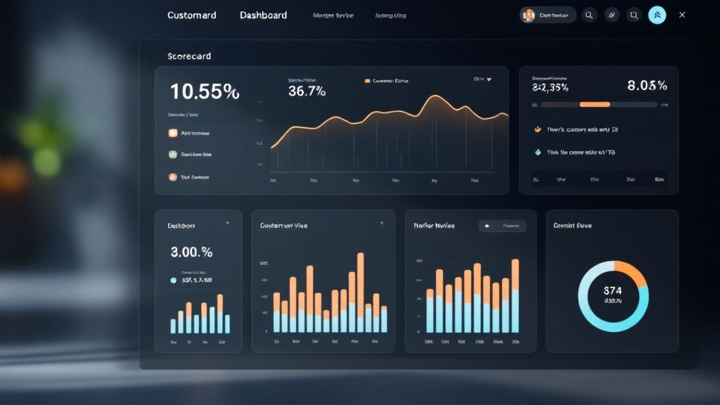 Customer service scorecard image