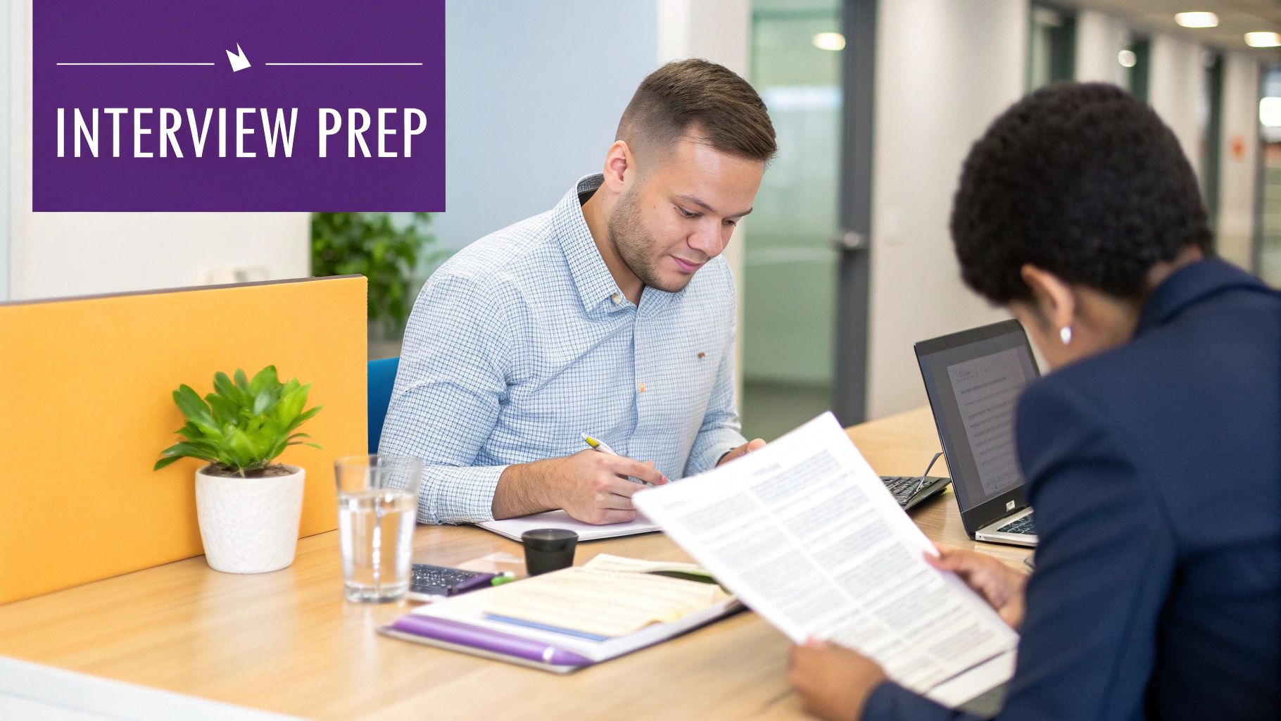Interview training image