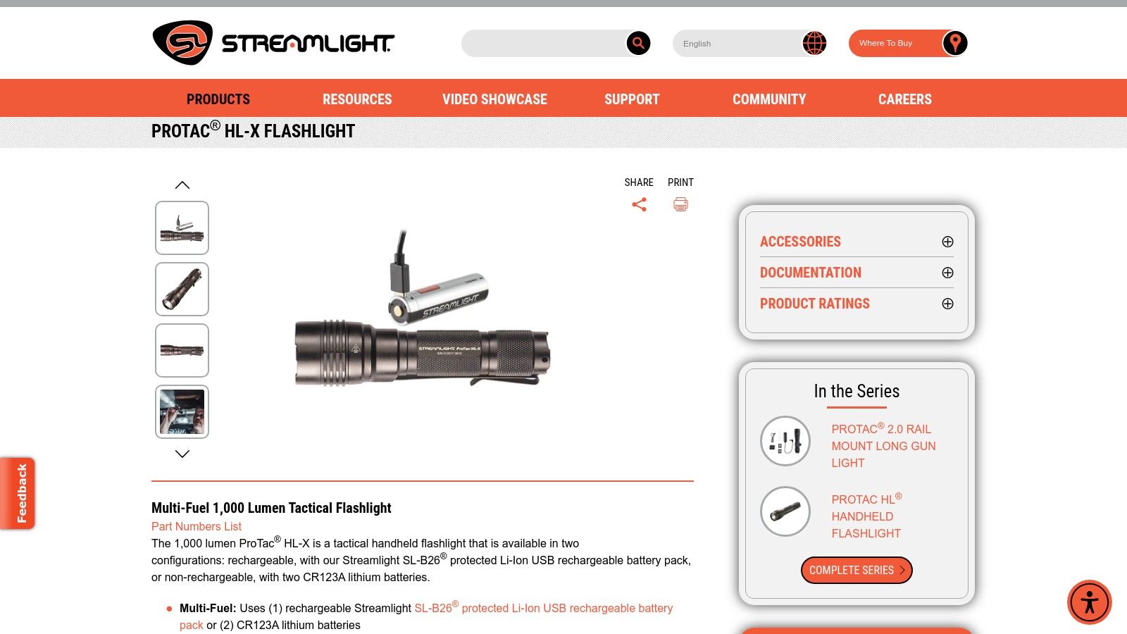 Streamlight ProTac HL-X