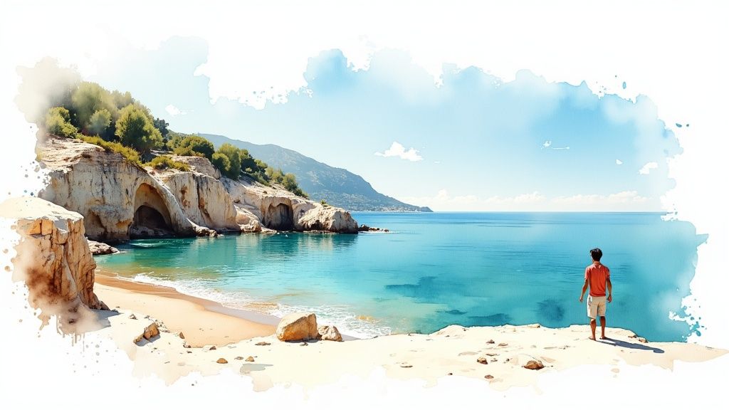 An image of a beach in Albania