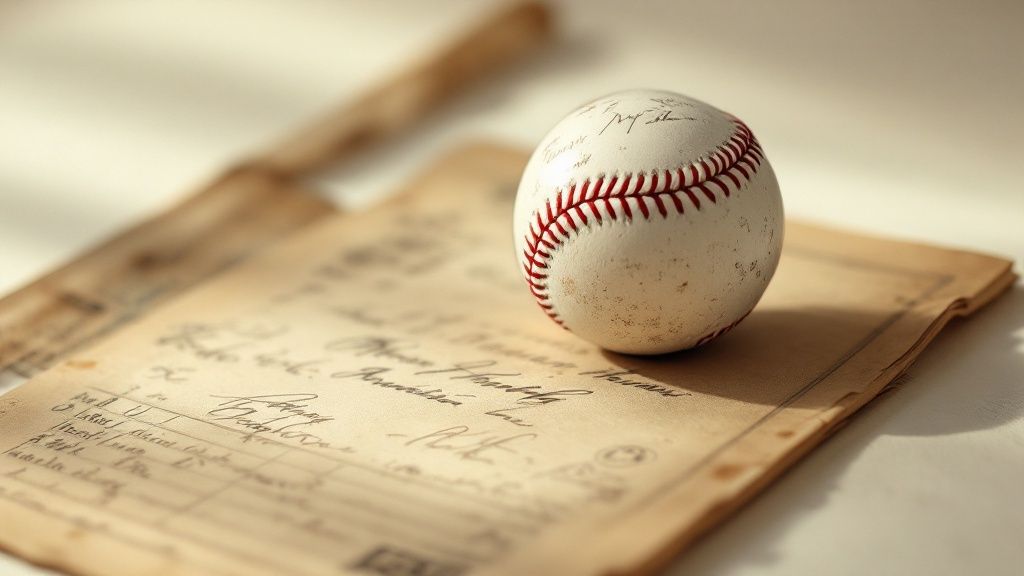 Authenticating Sports Memorabilia