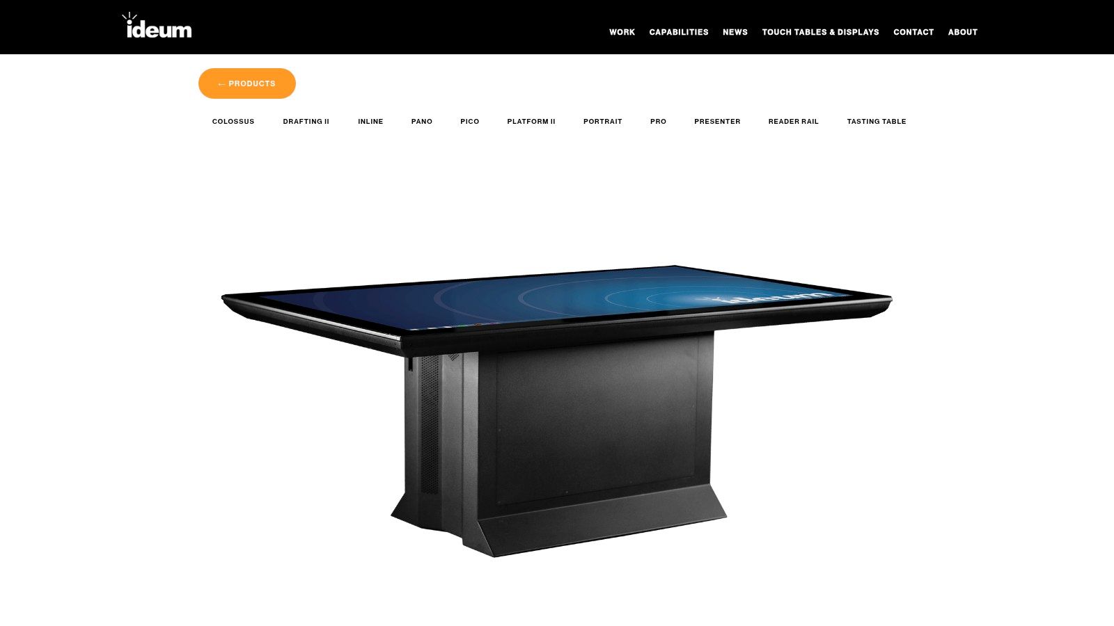 Ideum Colossus Touch Table