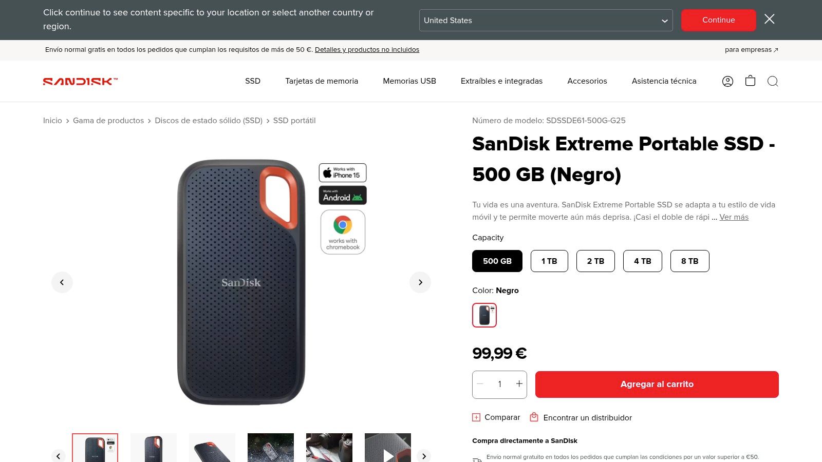 SanDisk Extreme Portable SSD