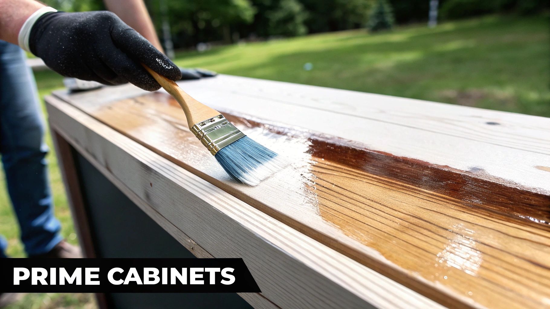Cabinet Finishing Tools and Materials